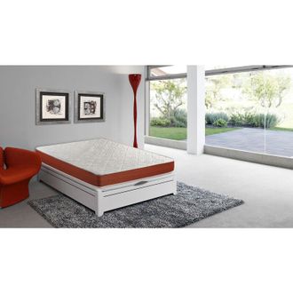 Royal Sleep Colchón viscoelástico SmartCell, Espuma HR, 18cm, Reversible, Firmeza alta, Antiácaros, 90x190