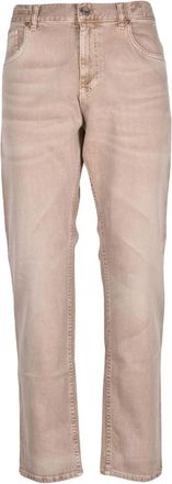 Eleventy Stretch Cotton Denim - - Jeans - Uomo - Beige - W31