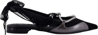 Pinko Pinko, Schoenen, Dames, Zwart, 38 EU, Leer, Gianira 30 Slingback