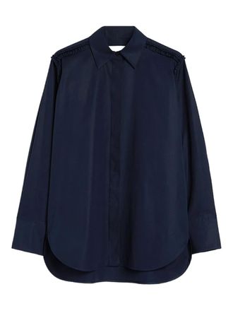 Jil Sander Camicia con ruches - Blu