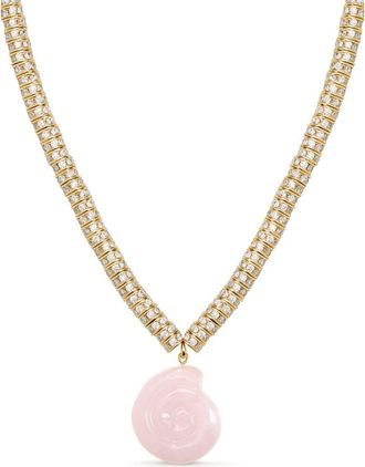 Luv AJ The C&ocirc;te dAzur Pendant Necklace in Gold at Nordstrom