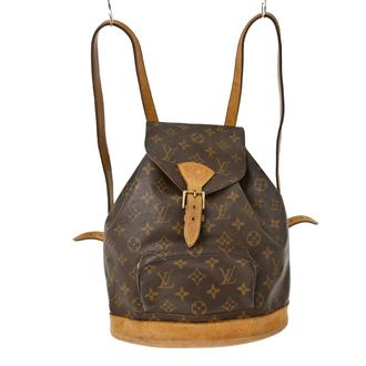 Louis Vuitton Montsouris Monogram Brown Canvas Backpack Bag (Pre-Owned)