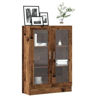 Berkfield Home Book Cabinet Old Wood 82.5x30.5x115 cm Engineered Wood in Brown