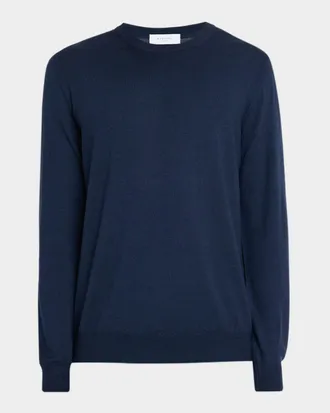 Boglioli Men & apos;s Wool Knit Classic-Fit Crewneck Sweater