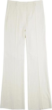 Max Mara Wide Trousers, female, Beige, Size: XS Tritone Wide Trousers