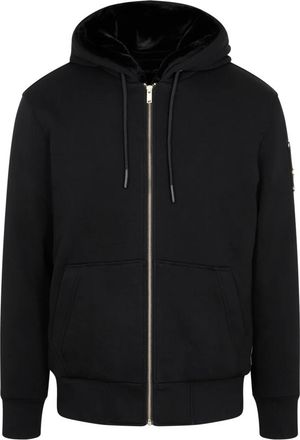 Moose Knuckles Gold Series Linden Bunny - Heren - Vesten met rits - Zwart - M - Katoen - Hoodies & sweatvesten