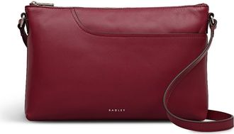 Radley London Pockets Medium Ziptop Crossbody Bag in Carmine at Nordstrom
