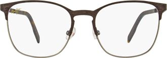 Maui Jim MJO2107 Pilot Metal Frame Eyeglasses - Brown