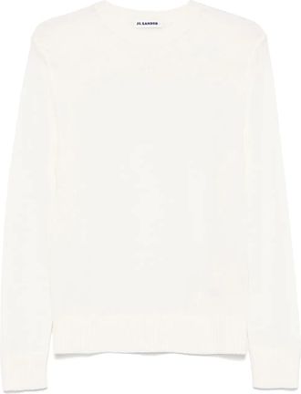 Jil Sander Maglione in lana merino - Bianco