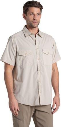Craghoppers Kiwi Ii Short-sleeved Shirt in Oatmeal at Nordstrom, Size Xxx-Large
