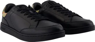 Burberry Mens Mf Set Sneakers - Burberry Leather Black Cowhide Shoes