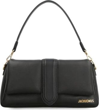 Jacquemus Stijlvolle schoudertas met comfortabel handvat - Dames - Handtassen - Zwart - ONE Size - Tassen