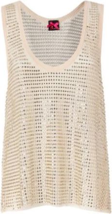 Pinko Mouwloze Top - Dames - Tops zonder mouwen - Geel - M - Tops