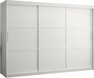 Mirjan24 Mobilier1 - Armario Ferfere 102, Blanco, 200x250x62cm, Puertas de armario: Correderas, N&uacute;mero de estantes: 0