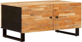 vidaXL Coffee Table Brown 80 x 50 x 40 cm Solid Mango Wood vidaXL