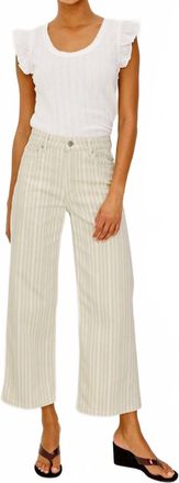 Rails Giovanna Flutter Cap Sleeves Top In White