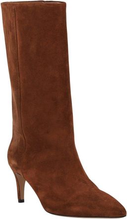 PARIS TEXAS Mid-Calf Suede Mule