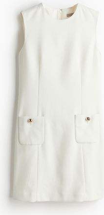 H&M Kleid mit Vordertaschen - White