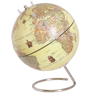 Beliani Globo Terr&aacute;queo De Mesa Moderno Giratorio Con Imanes Cartier