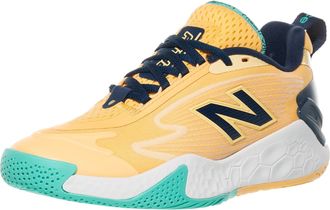 New Balance Womens Fresh Foam X Ct-Rally V1 Tennis Shoes, Clementine/Nb Navy, 10.5 Wide