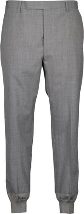 Prada Sweatpants, male, Gray, Size: XL Wool Joggers