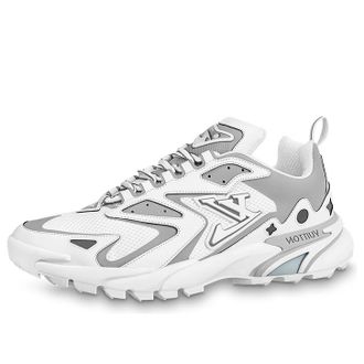 Louis Vuitton Runner Tatic Sneakers White Grey 1ABEQ4