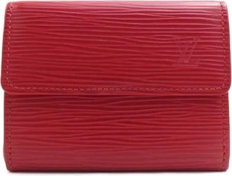 Louis Vuitton Pre-owned Wallets, female, Red, Size: ONE SIZE Pre-owned Leather wallets