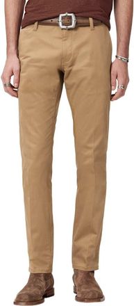 John Varvatos Motor City Slim Fit Jeans in Light Khaki at Nordstrom, Size 36