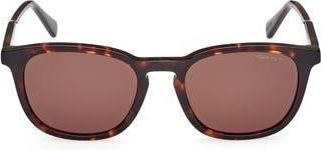 GANT Keyhole Sunglasses in Dark Havana /Brown at Nordstrom Rack