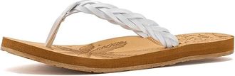 Roxy Feel Breezie Womens Sandals Smooth White : 10 M, Synthetic