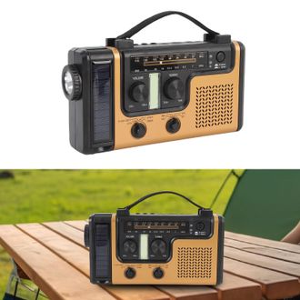 Infinite Radio Solar De Emergencia Con Bluetooth 5.0, 242 X 136 X 73 Mm, Manual De Usuario, Puerto Usb, Funci&oacute;n Sos, Bater&iacute;a De 2000 Mah, Linterna, Funci&oacute;n Am/