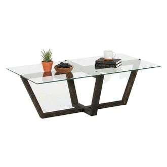 Dmora Mesa De Caf&eacute; Vela, Mesa De Centro Baja, Revistero Para Sof&aacute;, Estante De La Sala De Estar, 105x65h35 Cm, Antracita, Con Embalaje Reforzado - Dmora