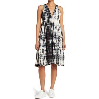 Boho Me Tiered Midi Dress in Black at Nordstrom Rack, Size X-Small