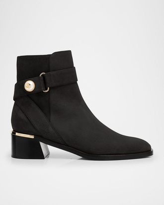Jimmy Choo London Noor 45 Suede Ankle Boots