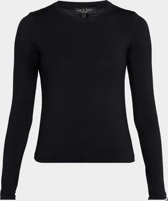 Rag & Bone Luca Long-Sleeve Top