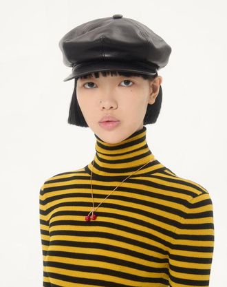 Valentino Garavani Collana Cherryfic In Metallo E Smalto Donna ANTIQUE BRASS/ROSSO UNI