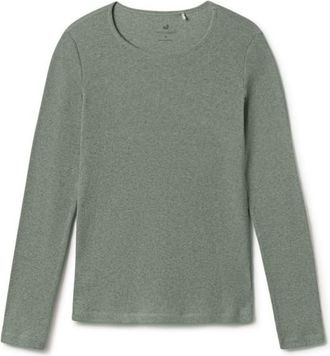 Twothirds Arran Longsleeve f&uuml;r Damen | grau/oliv