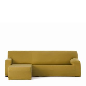 Eysa Funda de chaise longue biel&aacute;stica izquierda b/c mostaza 250 - 310 cm
