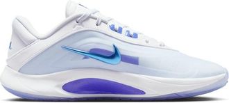 Nike Mens AOne - Basketball Shoes White/Sapphire/Football Grey Size 09.5