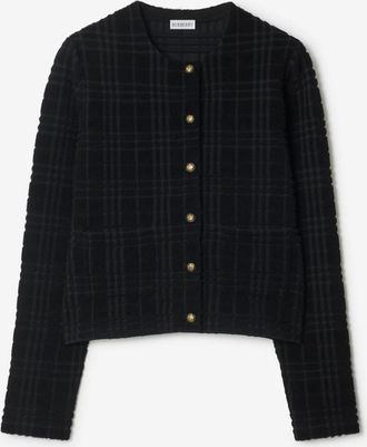Burberry Wool Blend Jacket, Size: XS