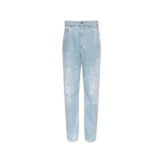 Maison Margiela Straight Jeans - female - MM6 Maison Margiela - Straight Fit Jeans - Blue - W26 - Jeans