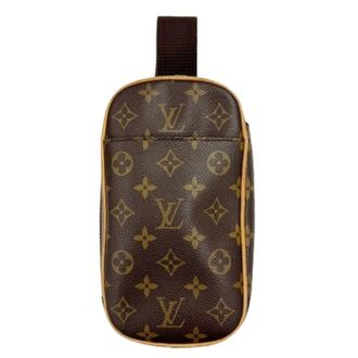 Louis Vuitton Vintage Cross Body Bags, unisex, Brown, ONE SIZE, Pre-owned Vintage Canvas Cross Body Bag