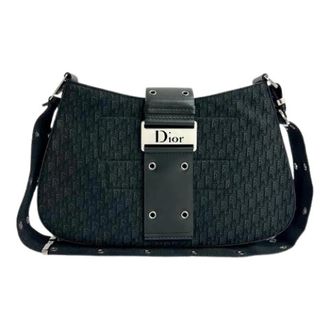 Dior Pre-owned Canvas Schoudertas (Vintage) - Dames - Pre-owned - Zwart - Maat: ONE Size