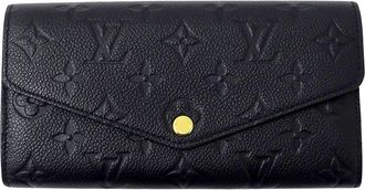 Louis Vuitton Noir Monogram Empreinte Long Wallet (Bi-Fold) (Pre-Owned)