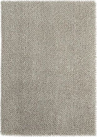 Brink & Campman Hochflor Designer Teppich Gravel Ecru/Hellgrau - aus 100% reiner Schurwolle