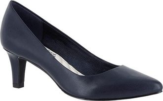 Easy Street Pointe Womens Shoes Navy : 9.5 WW (EE), Synthetic