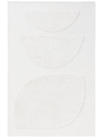 benuta Alfombra de algod&oacute;n crema 120x170