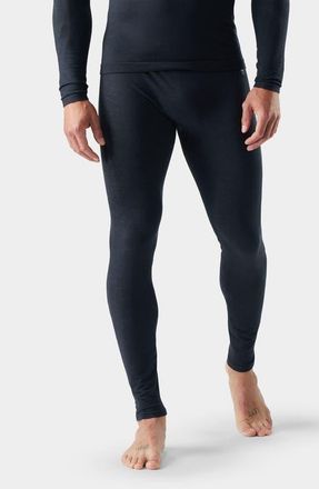 Smartwool Intraknit All-Season Merino Base Layer Bottoms in Black at Nordstrom, Size Xx-Large