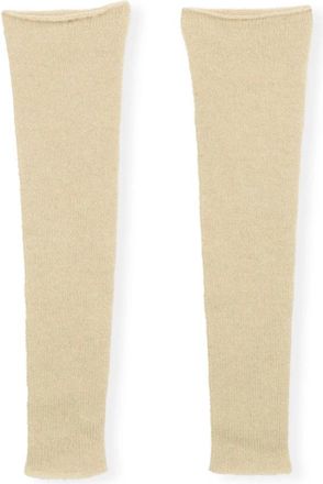 Cortana Hana- ivoor gebreide wanten - Dames - Handschoenen - Wit - ONE Size - Kasjmier - Accessoires