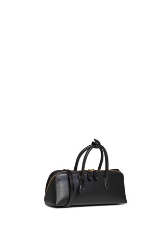 Alaia Womens Handbag Delta Black Calf Leather Handbags Hand Bags